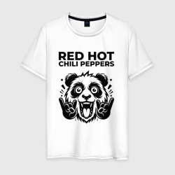 Мужская футболка хлопок Red Hot Chili Peppers - rock panda