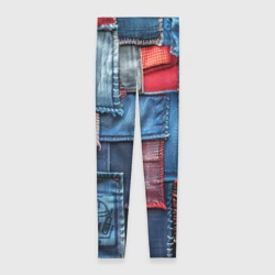 Леггинсы 3D Джинсовая форма электрика