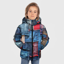 Зимняя куртка для мальчиков 3D Джинсовая форма электрика - фото 2