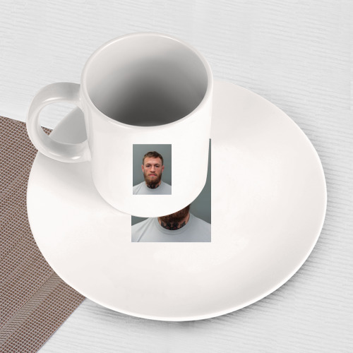 Набор: тарелка + кружка Conor McGregor magshot - фото 3