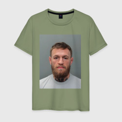 Conor McGregor magshot – Мужская футболка хлопок с принтом купить со скидкой в -20%
