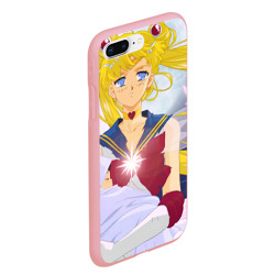 Чехол для iPhone 7Plus/8 Plus матовый Sailor Moon Усаги Цукино и младенец - фото 2