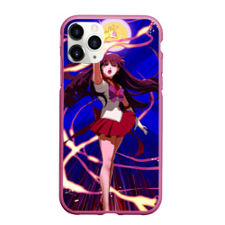 Чехол для iPhone 11 Pro Max матовый Sailor Moon Рэй Хино