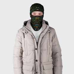 Балаклава 3D Ночь, луна и мотыльки - паттерн - фото 2