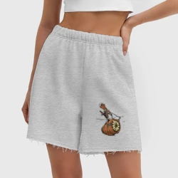 Женские шорты oversize футер хлопок Белое солнце Арракиса - фото 2