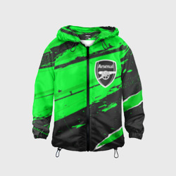 Детская ветровка 3D Arsenal sport green