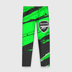 Детские леггинсы 3D Arsenal sport green