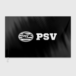 Флаг 3D PSV sport на темном фоне по-горизонтали