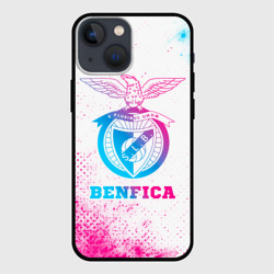 Чехол для iPhone 13 mini Benfica neon gradient style