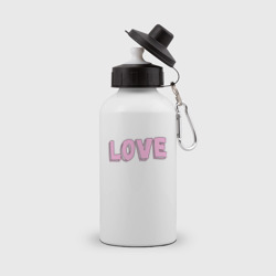 Бутылка спортивная Love pink