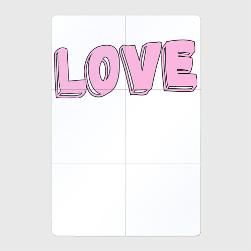 Магнитный плакат 2Х3 Love pink