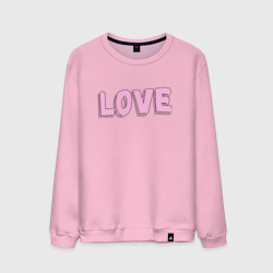 Мужской свитшот хлопок Love pink