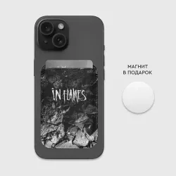 Картхолдер Magsafe магнитный In Flames black graphite - фото 2