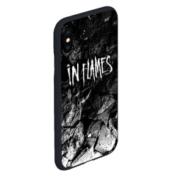 Чехол для iPhone XS Max матовый In Flames black graphite - фото 2