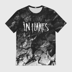 Мужская футболка 3D In Flames black graphite