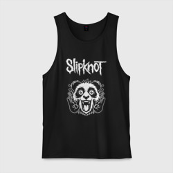 Мужская майка хлопок Slipknot rock panda