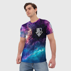Мужская футболка 3D System of a Down space rock - фото 2