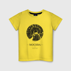 Детская футболка хлопок Меридианы - Москва 