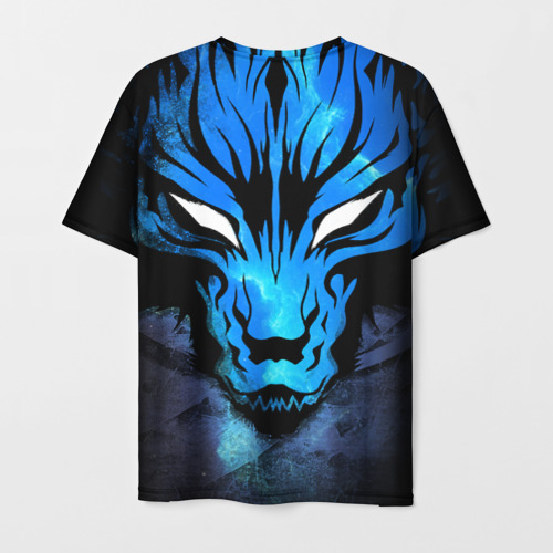 Мужская футболка 3D Genshin Impact - Волк Севера, цвет 3D печать - фото 2