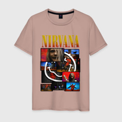 Nirvana band grunge – Футболка из хлопка с принтом купить со скидкой в -20%
