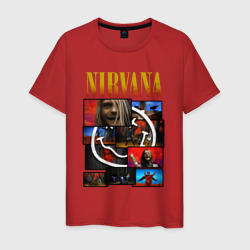 Мужская футболка хлопок Nirvana band grunge