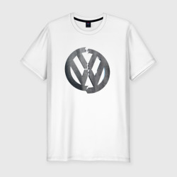 Мужская футболка хлопок Slim Volkswagen 3D