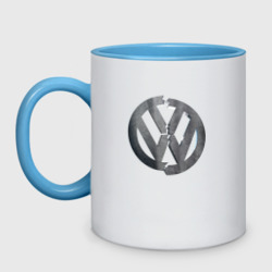 Кружка двухцветная Volkswagen 3D