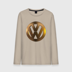 Мужской лонгслив хлопок Volkswagen gold