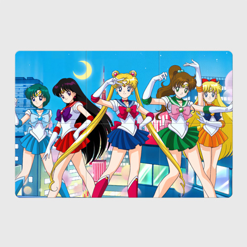 Магнитный плакат 3Х2 Sailor Moon Усаги Ами Рей Макото Минако