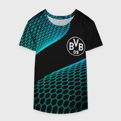 Накидка на куртку 3D Borussia football net, цвет 3D печать - фото 4