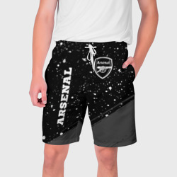 Мужские шорты 3D Arsenal sport на темном фоне вертикально