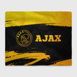 Ajax - gold gradient по-горизонтали – Плед с принтом купить со скидкой в -14%