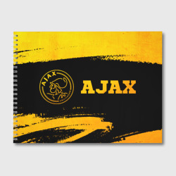 Альбом для рисования Ajax - gold gradient по-горизонтали