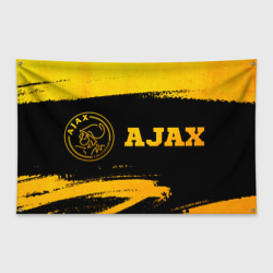 Флаг-баннер Ajax - gold gradient по-горизонтали