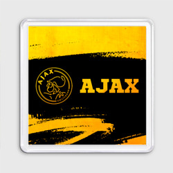 Магнит 55*55 Ajax - gold gradient по-горизонтали