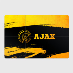 Магнитный плакат 3Х2 Ajax - gold gradient по-горизонтали