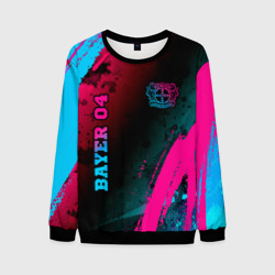 Мужской свитшот 3D Bayer 04 - neon gradient вертикально