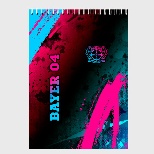 Скетчбук Bayer 04 - neon gradient вертикально, цвет белый