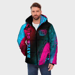 Мужская зимняя куртка 3D Bayer 04 - neon gradient вертикально - фото 2