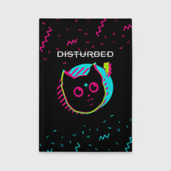 Обложка для автодокументов Disturbed - rock star cat