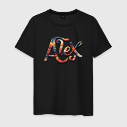 Alex yarn art – Мужская футболка хлопок с принтом купить со скидкой в -20%