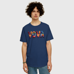 Мужская футболка хлопок Oversize Vova yarn art - фото 2