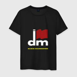 Depeche Mode - Black celebration tonight – Мужская футболка хлопок с принтом купить со скидкой в -20%