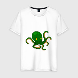 8-bit octopus – Мужская футболка хлопок с принтом купить со скидкой в -20%