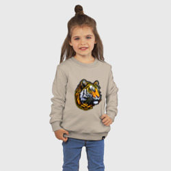 Детский свитшот хлопок Cute tiger head - фото 2