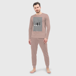 Мужская пижама с лонгсливом хлопок Тоторо Репоголовый - фото 2