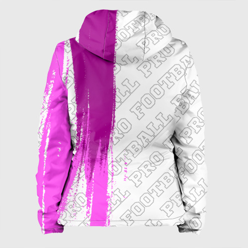 Женская куртка 3D Valencia pro football по-вертикали, цвет белый - фото 2