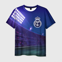 Мужская футболка 3D Real Madrid ночное поле
