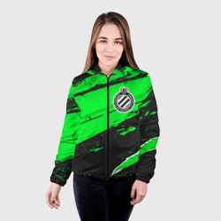 Женская куртка 3D Club Brugge sport green - фото 2