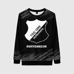 Женский свитшот 3D Hoffenheim sport на темном фоне